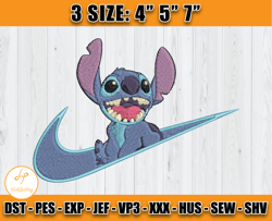 nike stitch embroidery, disney embroidery, lilo and stitch embroidery x