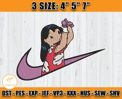 nike lilo embroidery, lilo and stitch embroidery, applique embroidery designs