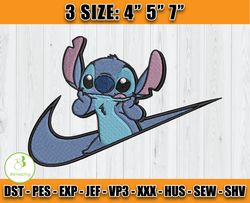 nike stitch, stitch embroidery, disney nike embroidery, lilo and stitch embroidery