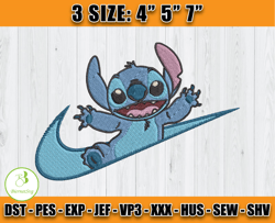 nike stitch embroidery,, lilo and stitch embroidery, nike disney embroidery design