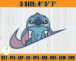 nike stitch embroidery, disney embroidery, lilo and stitch embroidery, embroidery applique