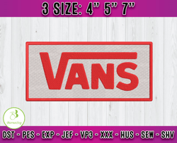 vans logo embroidery, logo fashion embroidery, embroidery machine