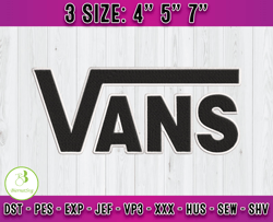 vans embroidery, vans logo embroidery, embroidery file x