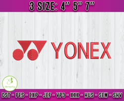 yonex logo embroidery, logo fashion embroidery, embroidery design file