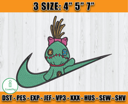 nike stitch embroidery, disney nike embroidery, nike x movie embroidery