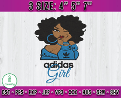 adidas girl embroidery, adidas logo embroidery, embroidery applique x