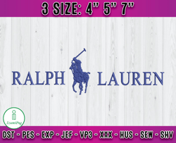 ralphlauren logo, logo fashion embroidery, embroidery design file