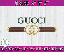 gucci embroidery, gucci logo embroidery, emboridery pattern