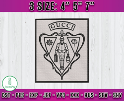 gucii logo embroidery, logo fashion brand embroidery, embroidery file x