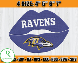 Ravens Embroidery, NFL Ravens Embroidery, NFL Machine Embroidery Digital, 4 sizes Machine Emb Files -10-Rochelle