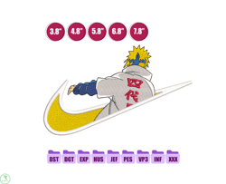 Nike Minato Anime Embroidery Design, Nike Anime Embroidery Designs 57