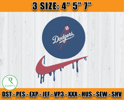 los angeles dodgers embroidery, nike mlb, logo nike, embroidery machine file