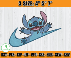 nike stitch embroidery,, lilo and stitch embroidery, nike disney embroidery design