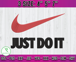 nike logo embroidery, logo fashion emboridery, embroidery machine