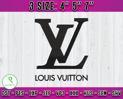 lv embroidery, logo fashion emboridery, embroidery machine x