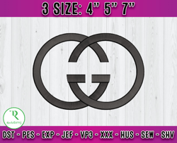 gucci embroidery, logo fashion emboridery, embroidery pattern x