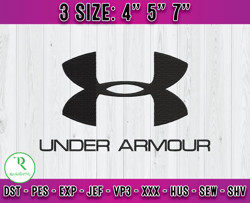 under armour logo embroidery, logo fashion emboridery, embroidery file