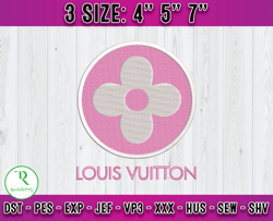 louis vuiton embroidery, lv logo fashion embroidery, embroidery machine