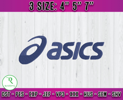 asics logo embroidery, logo fashion embroidery, embroidery machine x