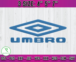 umbro embroidery design, logo fashion embroidery, embroidery file