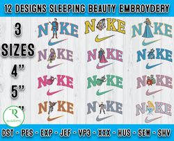 bundle 12 designs sleep beauty embroidery, embroidery file, applique embroidery designs x