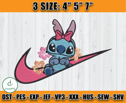 nike stitch embroidery, lilo and stitch embroidery, embroidery machine file