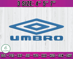 umbro embroidery design, logo fashion embroidery, embroidery file