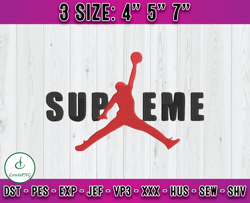 superme embroidery, logo fashion embroidery, supreme logo x