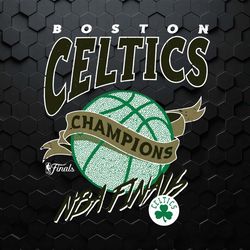 basketball boston celtics champions nba finals svg