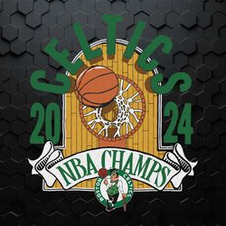 basketball celtics 2024 nba champs svg