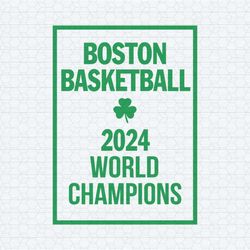 boston basketball 2024 world champions svg