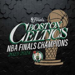 boston celtics 2024 nba finals champions trophy svg1