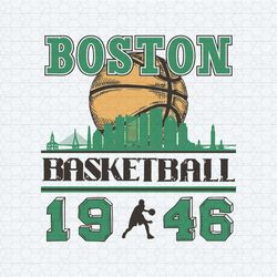 boston champions 1946 city skyline svg