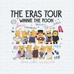 retro the eras tour winnie the pooh png