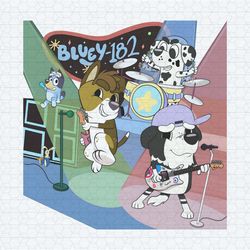 funny bluey 182 band retro blink 182 png