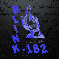 funny middle finger blink 182 rock band png