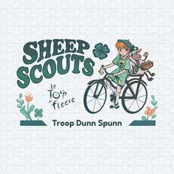 sheep scouts troop dunn spunn tour de fleece png