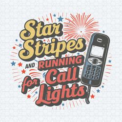 stars stripes and running for call lights svg
