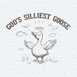 vintage gods silliest goose angel svg