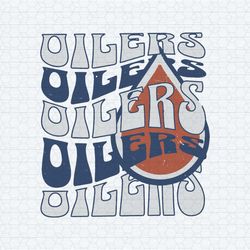 retro oilers gameday hockey nhl svg