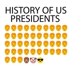 history of us presidents in emojis trending svg us president obama svg donald trump svg