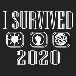 i survived 2020 the vote trump voting svg