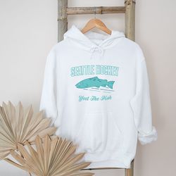 seattle hockey yeet the fish hoodie custom hoodie