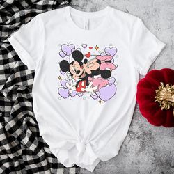 minnie kiss mickey cute valentine shirt