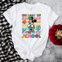 minnie mouse 100 days of school shirt