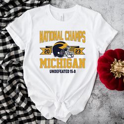 national champs 2023 michigan undefeated shirt