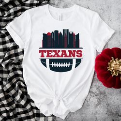 nfl texans football skyline shirt
