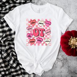 ot occupational therapist valentines day shirt