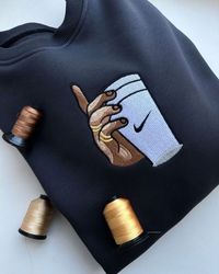 nike coffee cup sweatshirt/hoodie/tshirt