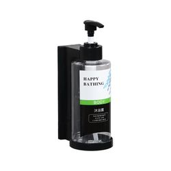 hotel shampoo and shower gel separate bottles - wall-mounted, no punching - hand sanitizer boxes - wall-mounted manual s